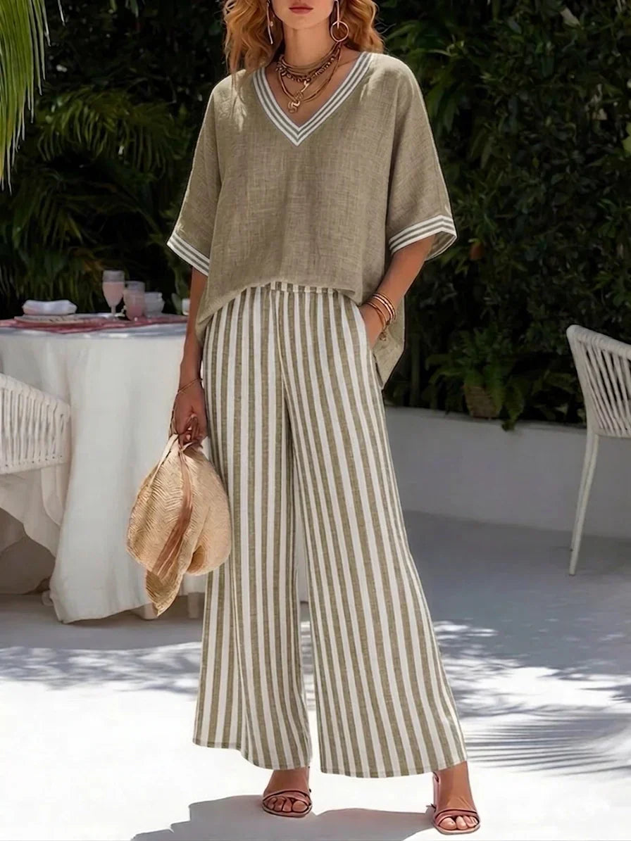 Elara Bilbao | Conjunto Rayas Casual Sienna