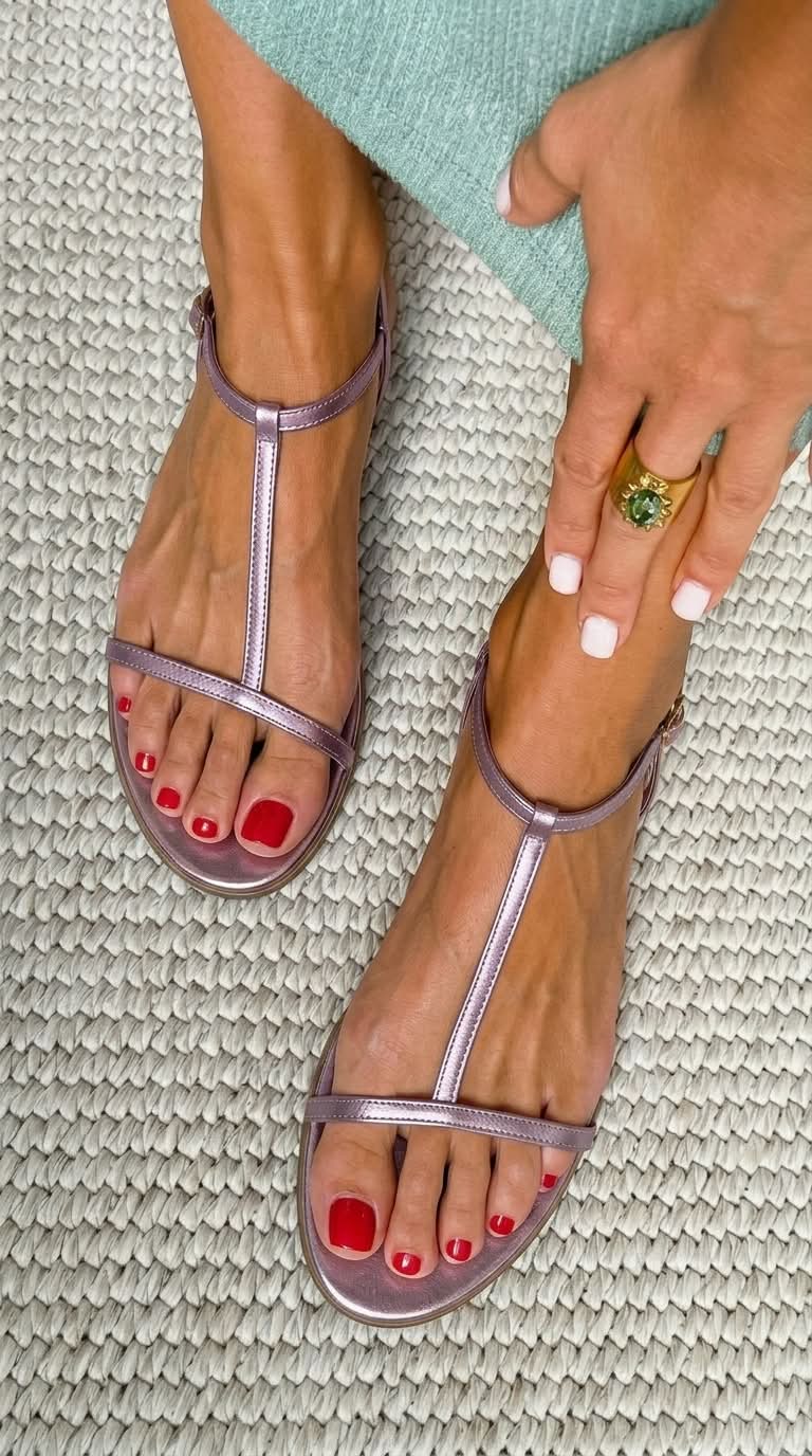 Bianca™ | Sandalias Doradas Verano