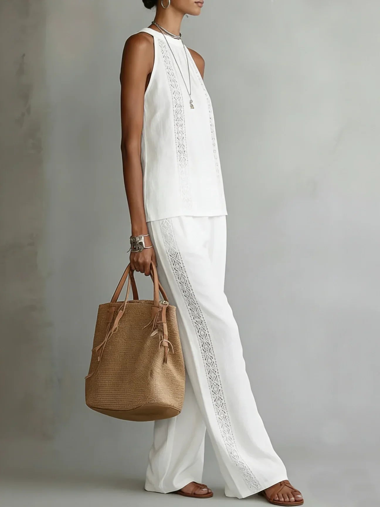 Elara Bilbao | Conjunto Elegante con Tirantes Camilla
