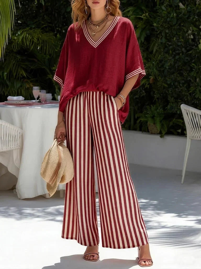 Elara Bilbao | Conjunto Rayas Casual Sienna