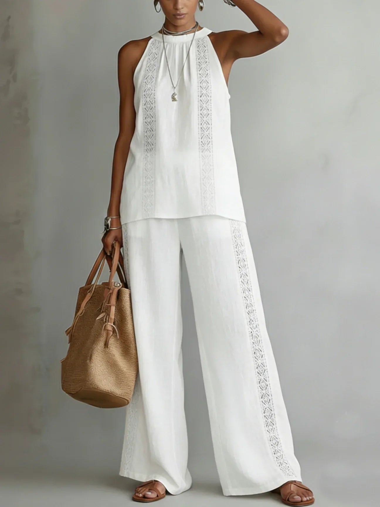 Elara Bilbao | Conjunto Elegante con Tirantes Camilla