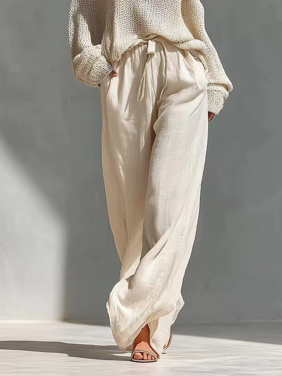 Conjunto de Punto y Lino Mujer — Cómodo y Elegante