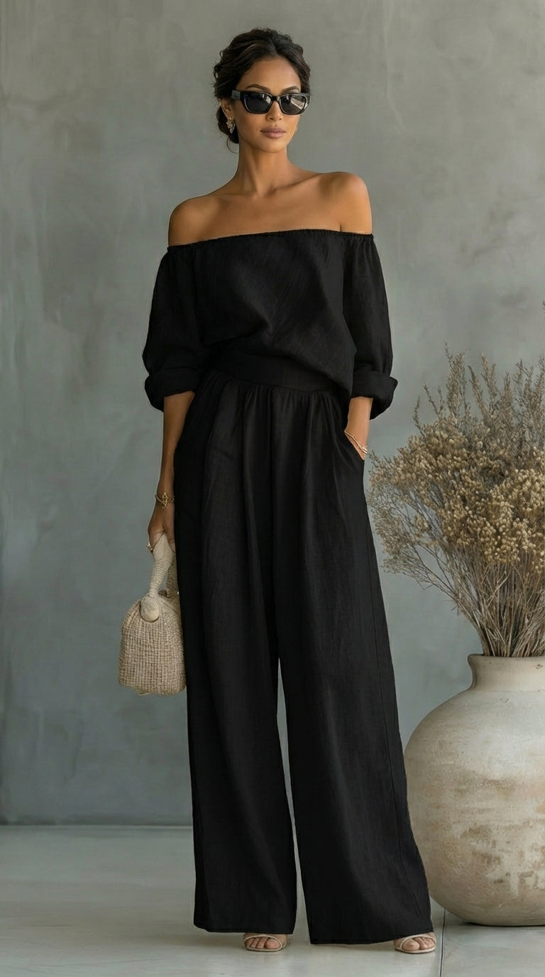 Arabella | Conjunto Efecto Lino para Mujer — Fresco y Elegante