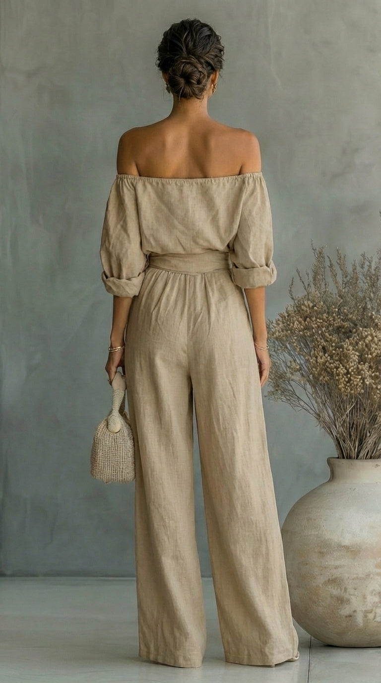 Arabella | Conjunto Efecto Lino para Mujer — Fresco y Elegante