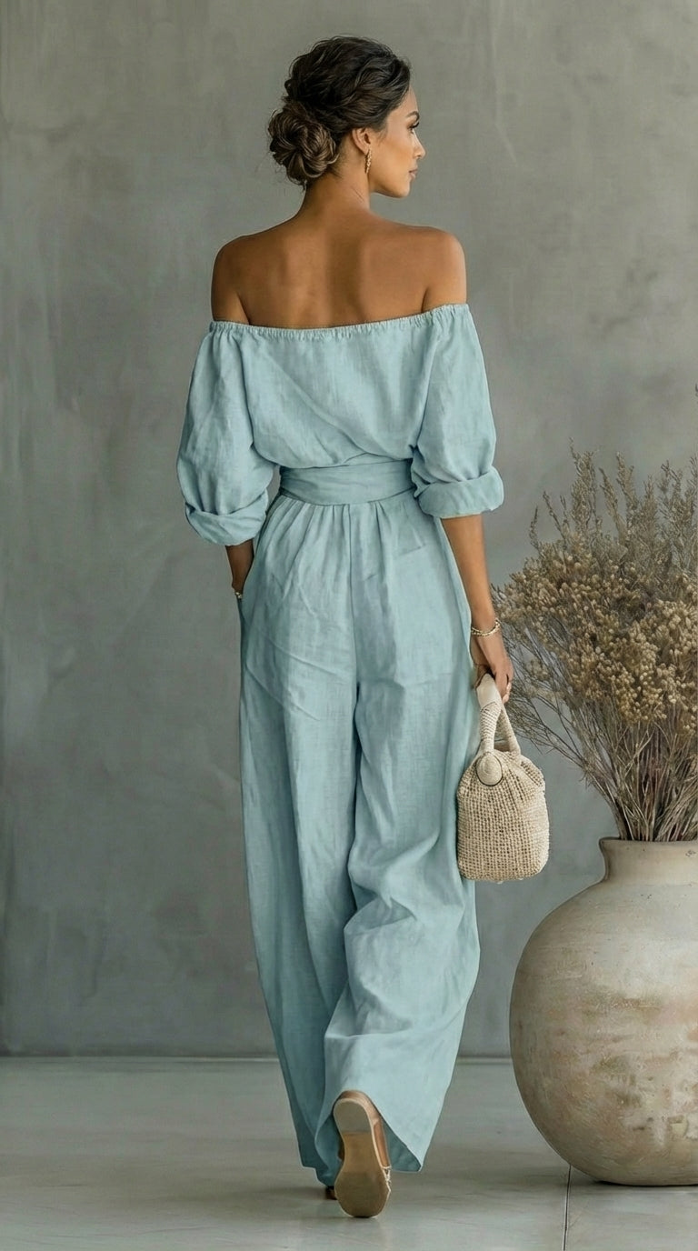Arabella | Conjunto Efecto Lino para Mujer — Fresco y Elegante