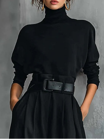 Elara Bilbao | Conjunto Cuello Alto y Pantalón Recto Cyrielle