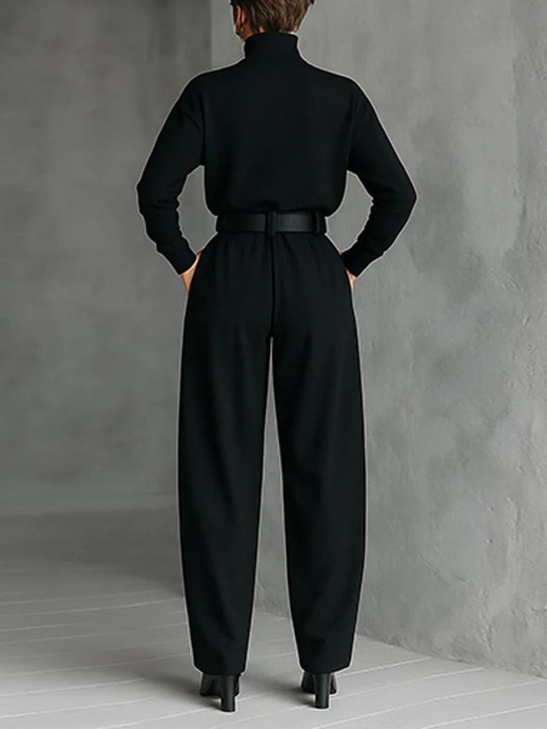 Elara Bilbao | Conjunto Cuello Alto y Pantalón Recto Cyrielle