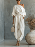 Mila™ | Conjunto de 2 Piezas con Hombros Descubiertos para Mujer